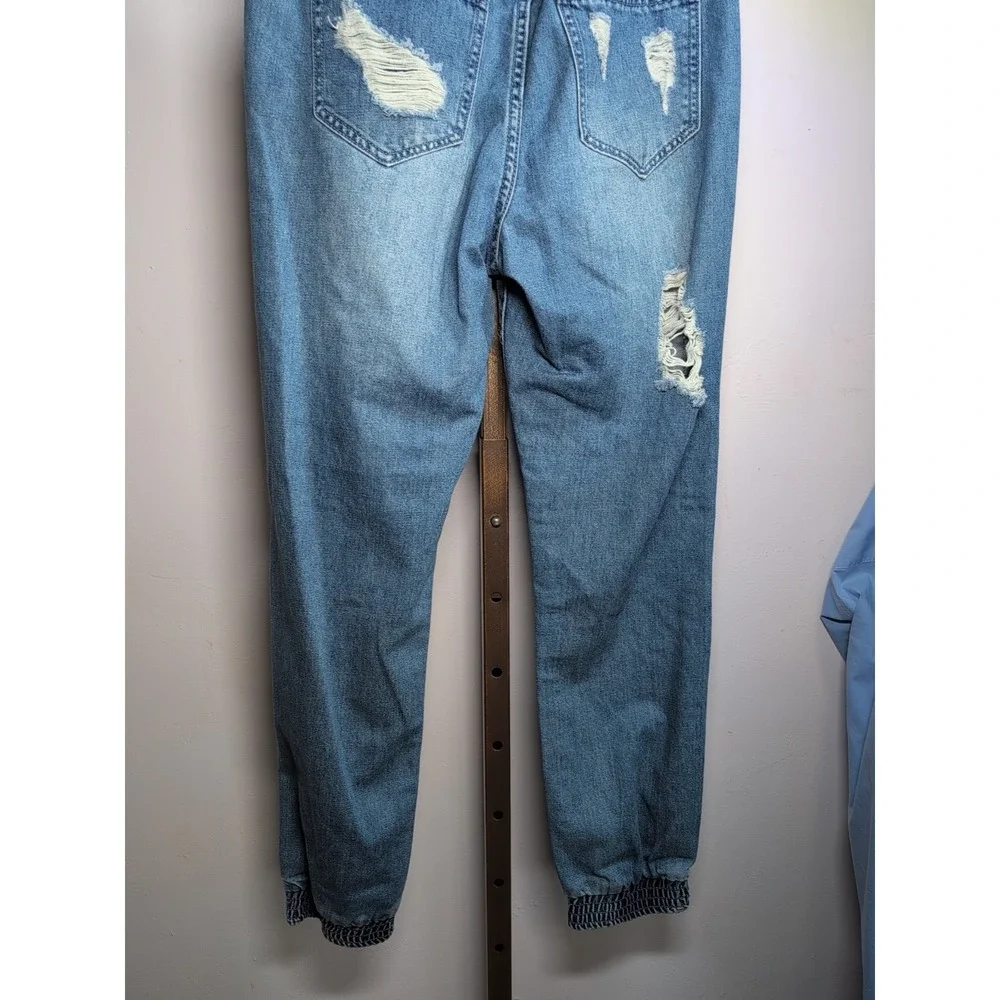 91 Cotton On Size 6 Denim Jogger Blue Denim Joggers‎